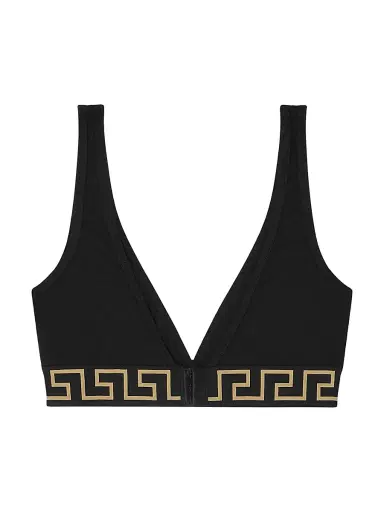 Versace Women's Jersey Topeka Bi-Stretch Underwear Top - Black - Size Medium | Thumbnail 3 Versace Women's Jersey Topeka Bi-Stretch Underwear Top - Black - Size Medium | Thumbnail 3