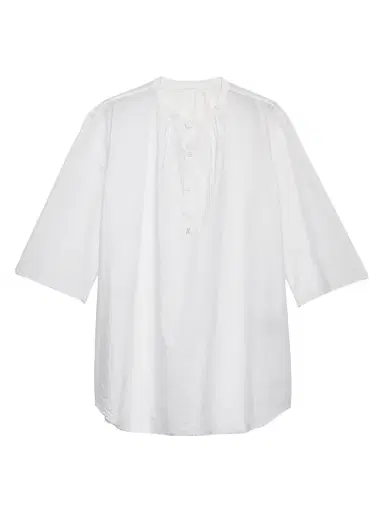 Prada Men's Cotton Shirt - White | Thumbnail 1 Prada Men's Cotton Shirt - White | Thumbnail 1