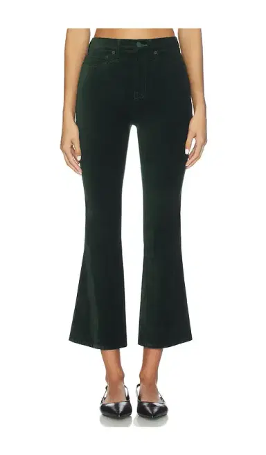 Good American Velvet Good High Rise Kick Flare Pants | Thumbnail 1 Good American Velvet Good High Rise Kick Flare Pants | Thumbnail 1