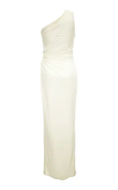 Versace One-Shoulder Ruched Jersey Gown | Thumbnail 5 Versace One-Shoulder Ruched Jersey Gown | Thumbnail 5