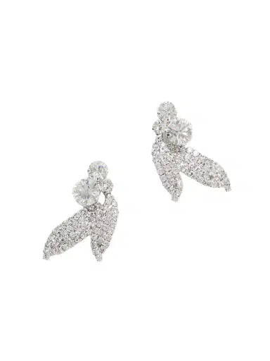 Jennifer Behr Alvara Silver-plated Crystal Earrings | Thumbnail 1 Jennifer Behr Alvara Silver-plated Crystal Earrings | Thumbnail 1
