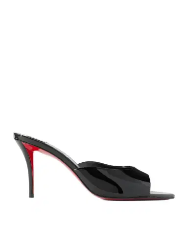 Christian Louboutin Miss Z 80 Patent-leather Mules | Thumbnail 1 Christian Louboutin Miss Z 80 Patent-leather Mules | Thumbnail 1