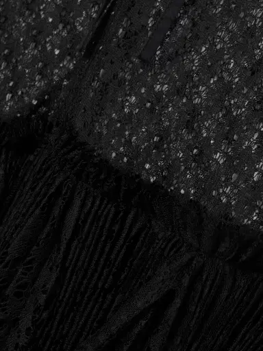 JW Anderson Layered Cutout Pleated Lace Maxi Dress | Thumbnail 5 JW Anderson Layered Cutout Pleated Lace Maxi Dress | Thumbnail 5