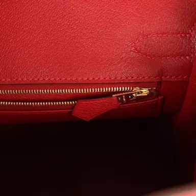 HERMÈS Hermes Birkin 30 Rouge Casaque Togo Gold Hardware | Thumbnail 8 HERMÈS Hermes Birkin 30 Rouge Casaque Togo Gold Hardware | Thumbnail 8