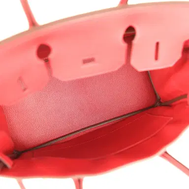 HERMÈS Hermes Birkin 30 Rouge Casaque Togo Gold Hardware | Thumbnail 9 HERMÈS Hermes Birkin 30 Rouge Casaque Togo Gold Hardware | Thumbnail 9