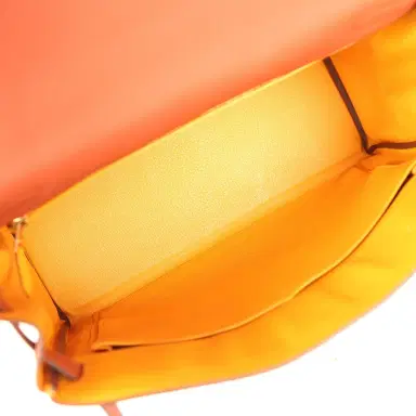 HERMÈS Pre-owned Hermes Special Order (HSS) Kelly Retourne 32 Cuivre Verso Togo Gold Hardware | Thumbnail 8 HERMÈS Pre-owned Hermes Special Order (HSS) Kelly Retourne 32 Cuivre Verso Togo Gold Hardware | Thumbnail 8