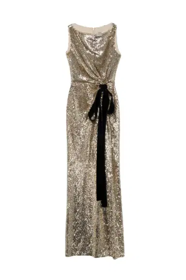 Simkhai Felicity Draped Sequin Gown | Thumbnail 1 Simkhai Felicity Draped Sequin Gown | Thumbnail 1