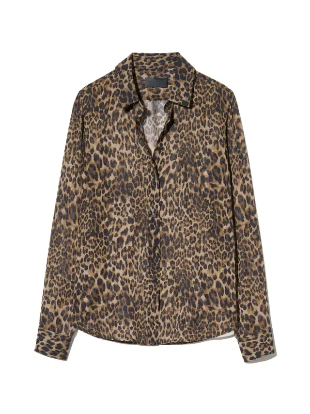 Gaia Leopard Silk Shirt Gaia Leopard Silk Shirt