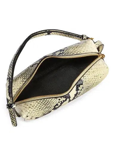 Khaite Women's Mini Kye Snake-Print Leather Crossbody Bag - Natural | Thumbnail 3 Khaite Women's Mini Kye Snake-Print Leather Crossbody Bag - Natural | Thumbnail 3