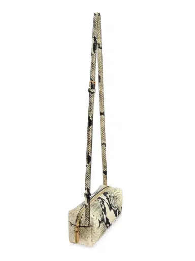 Khaite Women's Mini Kye Snake-Print Leather Crossbody Bag - Natural | Thumbnail 4 Khaite Women's Mini Kye Snake-Print Leather Crossbody Bag - Natural | Thumbnail 4