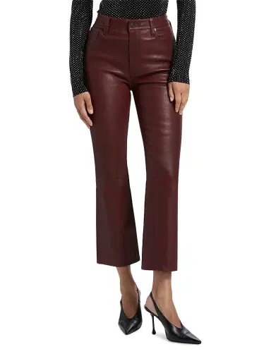 Frame Women's Reboot Leather Boot-Cut Pants | Thumbnail 3 Frame Women's Reboot Leather Boot-Cut Pants | Thumbnail 3