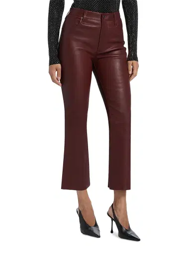 Frame Women's Reboot Leather Boot-Cut Pants | Thumbnail 4 Frame Women's Reboot Leather Boot-Cut Pants | Thumbnail 4