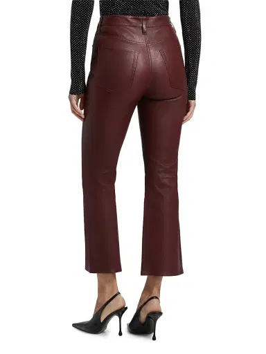 Frame Women's Reboot Leather Boot-Cut Pants | Thumbnail 5 Frame Women's Reboot Leather Boot-Cut Pants | Thumbnail 5