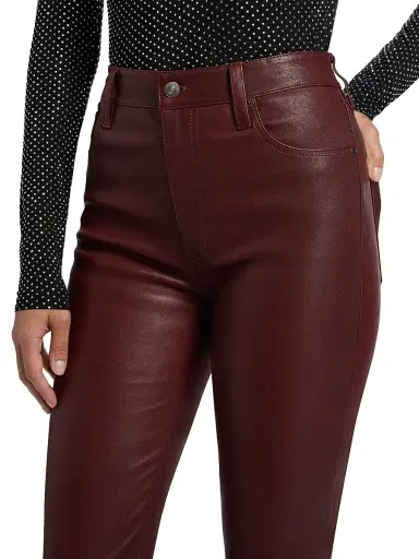 Frame Women's Reboot Leather Boot-Cut Pants | Thumbnail 6 Frame Women's Reboot Leather Boot-Cut Pants | Thumbnail 6