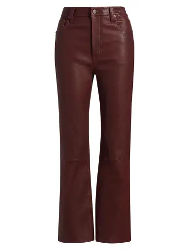 Frame Women's Reboot Leather Boot-Cut Pants | Thumbnail 1 Frame Women's Reboot Leather Boot-Cut Pants | Thumbnail 1