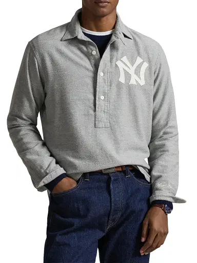 Polo Ralph Lauren Men's Fielder New York Yankees Cotton Polo Shirt | Thumbnail 3 Polo Ralph Lauren Men's Fielder New York Yankees Cotton Polo Shirt | Thumbnail 3