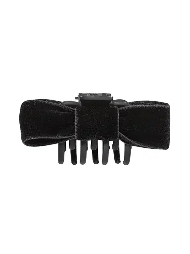 Jennifer Behr Women's Maddy Silk Bow Jaw Clip - Black | Thumbnail 1 Jennifer Behr Women's Maddy Silk Bow Jaw Clip - Black | Thumbnail 1
