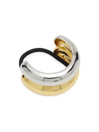 LELET NY Women's Glossy Two-Tone Double Arch Cuff Hair Tie | Thumbnail 1 LELET NY Women's Glossy Two-Tone Double Arch Cuff Hair Tie | Thumbnail 1