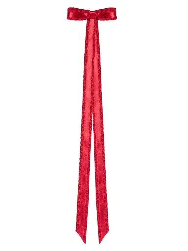 Jennifer Behr Women's Mabel Pleated Bow Silk Barrette | Thumbnail 1 Jennifer Behr Women's Mabel Pleated Bow Silk Barrette | Thumbnail 1