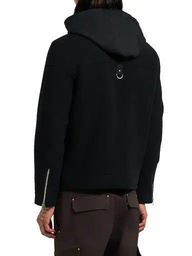 Moose Knuckles Men's Snowdon Wool-Blend Hooded Shirt Jacket - Black | Thumbnail 5 Moose Knuckles Men's Snowdon Wool-Blend Hooded Shirt Jacket - Black | Thumbnail 5