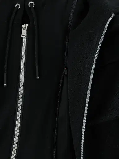 Moose Knuckles Men's Snowdon Wool-Blend Hooded Shirt Jacket - Black | Thumbnail 6 Moose Knuckles Men's Snowdon Wool-Blend Hooded Shirt Jacket - Black | Thumbnail 6