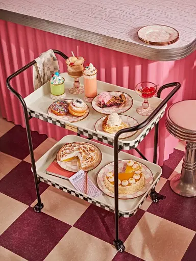 MacKenzie-Childs Rosy Check Enamel Salad/Dessert Plate | Thumbnail 6 MacKenzie-Childs Rosy Check Enamel Salad/Dessert Plate | Thumbnail 6