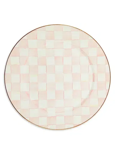 MacKenzie-Childs Rosy Check Enamel Serving Platter | Thumbnail 1 MacKenzie-Childs Rosy Check Enamel Serving Platter | Thumbnail 1