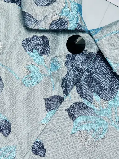 PRABAL GURUNG Women's Floral Jacquard Bolero Jacket | Thumbnail 7 PRABAL GURUNG Women's Floral Jacquard Bolero Jacket | Thumbnail 7