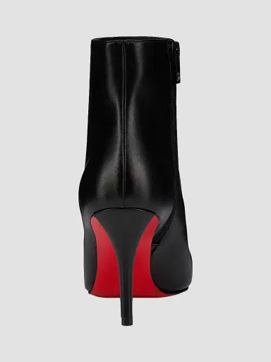 Christian Louboutin Women's Miss Z 80MM Leather Zipped Booties - Black - Size 12 | Thumbnail 4 Christian Louboutin Women's Miss Z 80MM Leather Zipped Booties - Black - Size 12 | Thumbnail 4