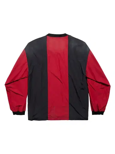 Balenciaga Men's Outerwear Long Sleeve T-Shirt - Lipstick Red Black - Size Large | Thumbnail 2 Balenciaga Men's Outerwear Long Sleeve T-Shirt - Lipstick Red Black - Size Large | Thumbnail 2