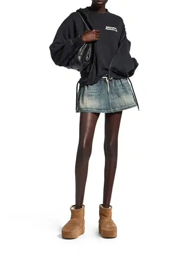 Balenciaga Women's Alaska Platform Booties - Black | Thumbnail 15 Balenciaga Women's Alaska Platform Booties - Black | Thumbnail 15