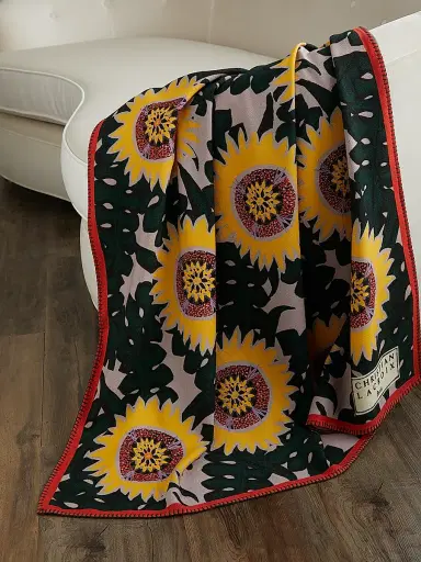 Christian Lacroix Soleils Osier Throw Blanket | Thumbnail 2 Christian Lacroix Soleils Osier Throw Blanket | Thumbnail 2