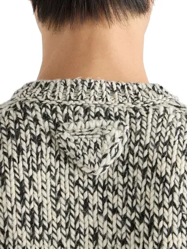 Prada Men's Wool Cardigan - Black | Thumbnail 4 Prada Men's Wool Cardigan - Black | Thumbnail 4