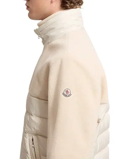 Moncler Men's Mistral Puffer Jacket in Teddy - Light Beige - Size XXL | Thumbnail 4 Moncler Men's Mistral Puffer Jacket in Teddy - Light Beige - Size XXL | Thumbnail 4