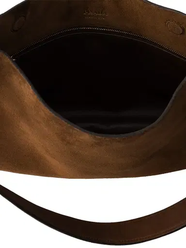 Prada Women's Etude Suede Shoulder Bag - Brown | Thumbnail 7 Prada Women's Etude Suede Shoulder Bag - Brown | Thumbnail 7