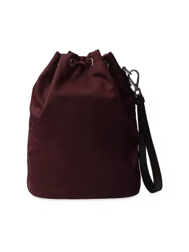 Prada Men's Speedrock Re-Nylon and Leather Pouch - Dark Red | Thumbnail 3 Prada Men's Speedrock Re-Nylon and Leather Pouch - Dark Red | Thumbnail 3