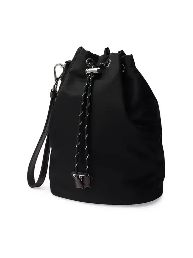 Prada Men's Speedrock Re-Nylon and Leather Pouch - Dark Red | Thumbnail 8 Prada Men's Speedrock Re-Nylon and Leather Pouch - Dark Red | Thumbnail 8
