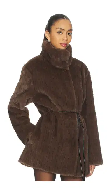 LPA Maria Faux Fur Coat | Thumbnail 2 LPA Maria Faux Fur Coat | Thumbnail 2