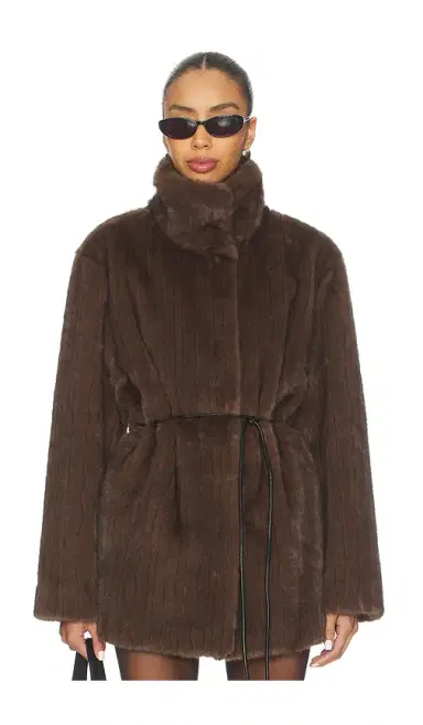 LPA Maria Faux Fur Coat | Thumbnail 1 LPA Maria Faux Fur Coat | Thumbnail 1