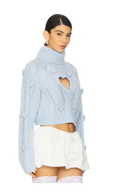 For Love & Lemons Rebecca Heart Sweater | Thumbnail 2 For Love & Lemons Rebecca Heart Sweater | Thumbnail 2