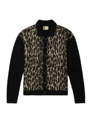 SAINT Mxxxxxx Leopard-Jacquard Cardigan - Men | Thumbnail 1 SAINT Mxxxxxx Leopard-Jacquard Cardigan - Men | Thumbnail 1