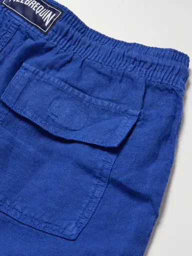 Vilebrequin Straight-Leg Linen Drawstring Cargo Shorts - Men | Thumbnail 5 Vilebrequin Straight-Leg Linen Drawstring Cargo Shorts - Men | Thumbnail 5
