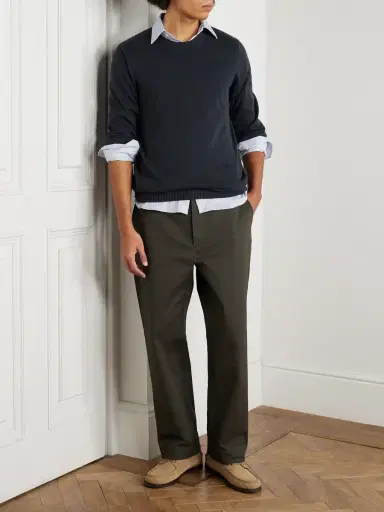 Ghiaia Cashmere Cotton Sweater - Men | Thumbnail 2 Ghiaia Cashmere Cotton Sweater - Men | Thumbnail 2