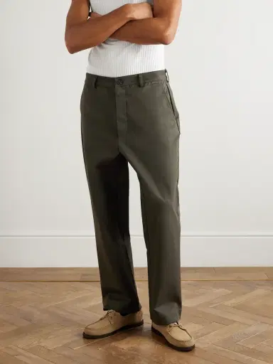 Ghiaia Cashmere Straight-Leg Cotton Chinos - Men | Thumbnail 3 Ghiaia Cashmere Straight-Leg Cotton Chinos - Men | Thumbnail 3