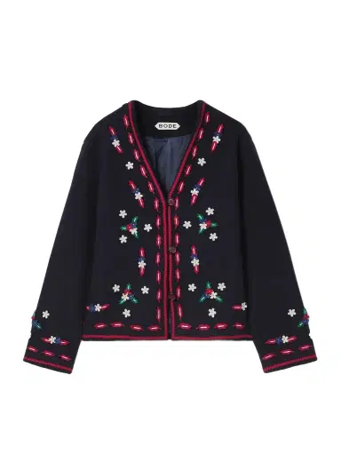 BODE Carroll Appliquéd Wool Felt Jacket | Thumbnail 1 BODE Carroll Appliquéd Wool Felt Jacket | Thumbnail 1