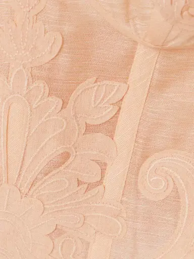 Zimmermann Rebellion Appliquéd Linen And Silk-blend Corset Top | Thumbnail 4 Zimmermann Rebellion Appliquéd Linen And Silk-blend Corset Top | Thumbnail 4