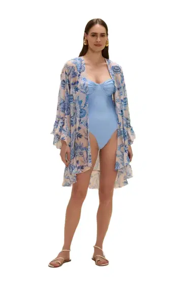 PatBo EDEN ROCK SEASHELL SHORT ROBE | Thumbnail 1 PatBo EDEN ROCK SEASHELL SHORT ROBE | Thumbnail 1