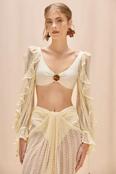 PatBo JADE LYCRA LONG SLEEVE BIKINI TOP | Thumbnail 3 PatBo JADE LYCRA LONG SLEEVE BIKINI TOP | Thumbnail 3