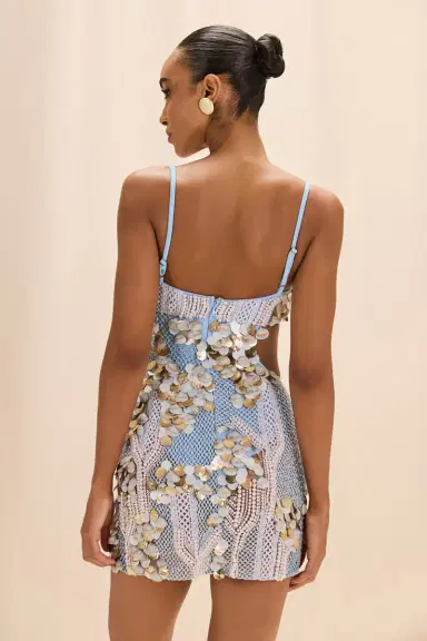 PatBo SEASHELL EMBROIDERY CUT OUT MINI DRESS | Thumbnail 3 PatBo SEASHELL EMBROIDERY CUT OUT MINI DRESS | Thumbnail 3