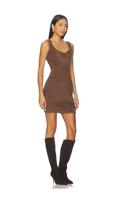 SNDYS Kailey Fluffy Mini Dress | Thumbnail 2 SNDYS Kailey Fluffy Mini Dress | Thumbnail 2